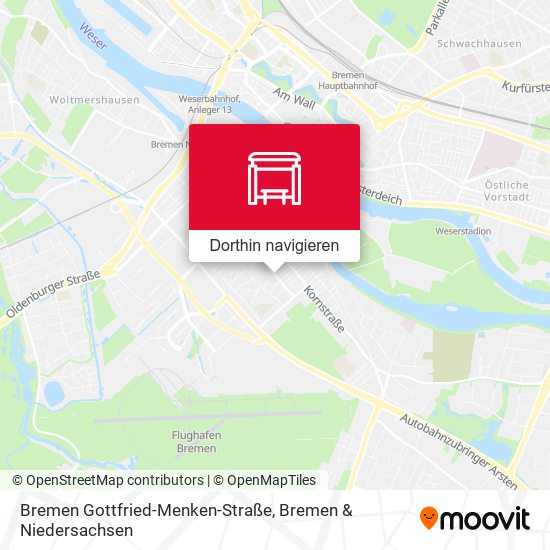 Bremen Gottfried-Menken-Straße Karte