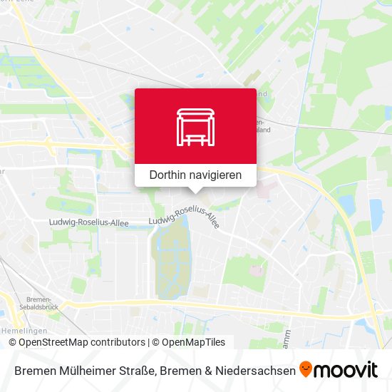 Bremen Mülheimer Straße Karte