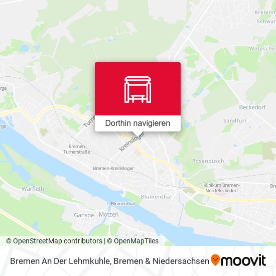 Bremen An Der Lehmkuhle Karte