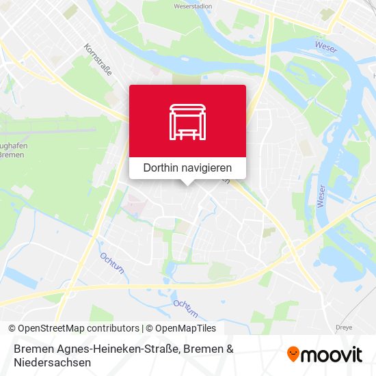 Bremen Agnes-Heineken-Straße Karte