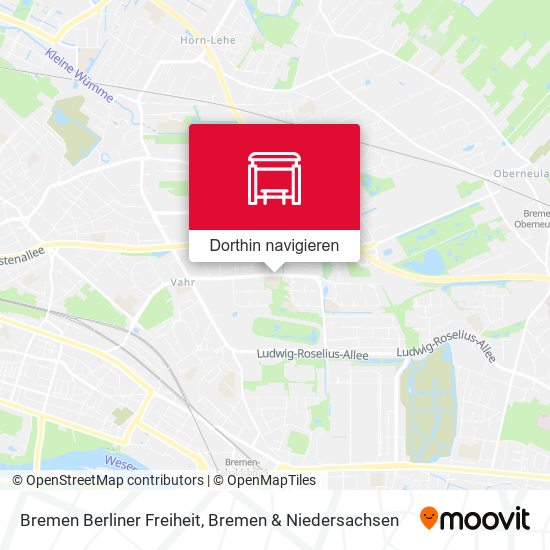 Bremen Berliner Freiheit Karte