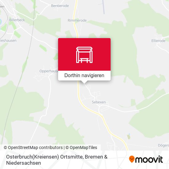 Osterbruch(Kreiensen) Ortsmitte Karte