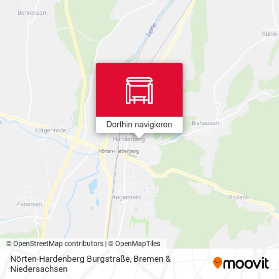 Nörten-Hardenberg Burgstraße Karte