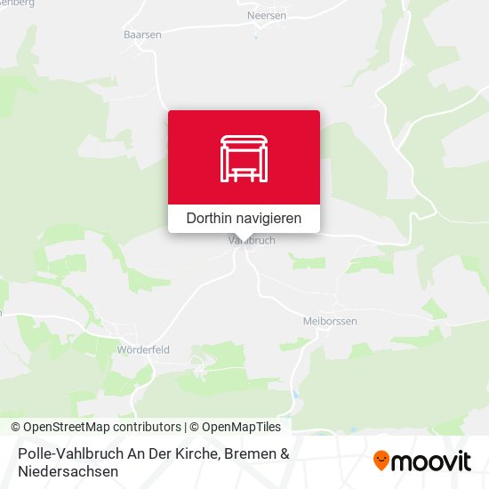 Polle-Vahlbruch An Der Kirche Karte