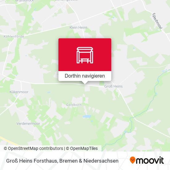 Groß Heins Forsthaus Karte