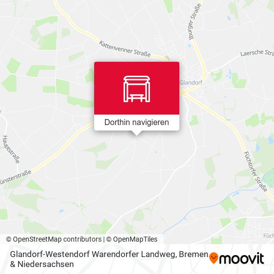Glandorf-Westendorf Warendorfer Landweg Karte