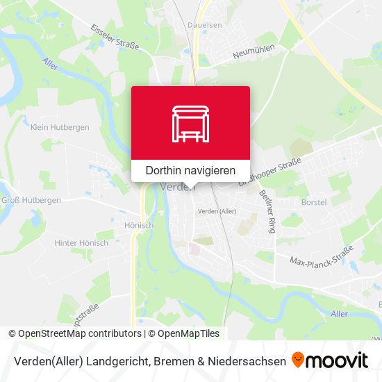 Verden(Aller) Landgericht Karte
