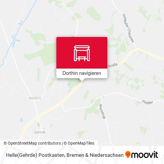 Helle(Gehrde) Postkasten Karte