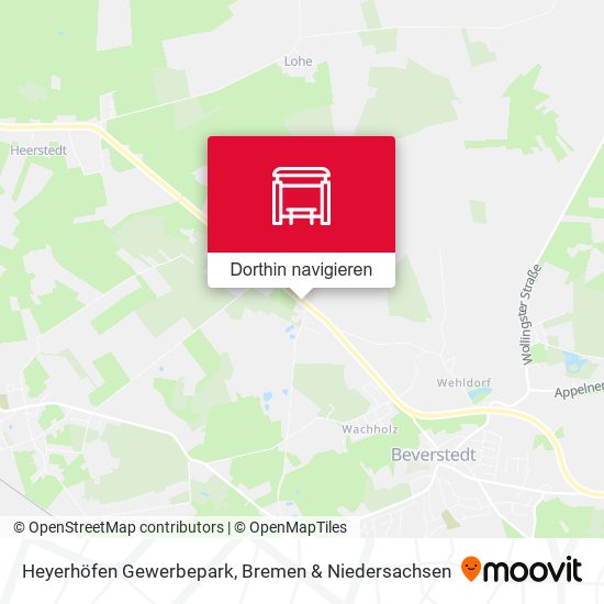 Heyerhöfen Gewerbepark Karte