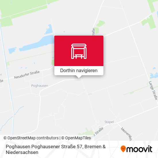 Poghausen Poghausener Straße 57 Karte