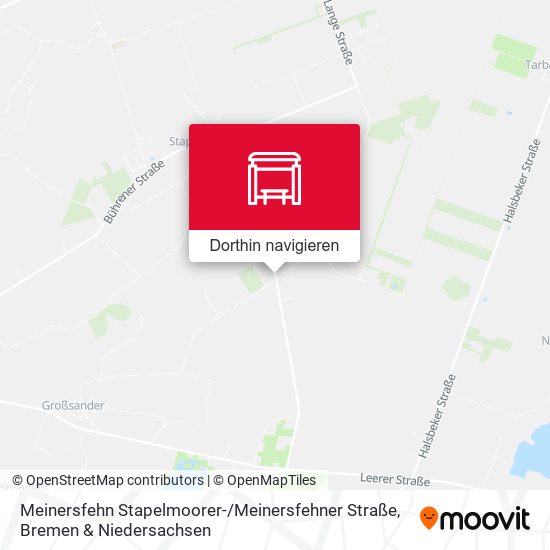 Meinersfehn Stapelmoorer- / Meinersfehner Straße Karte