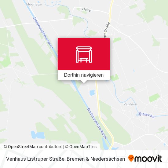 Venhaus Listruper Straße Karte