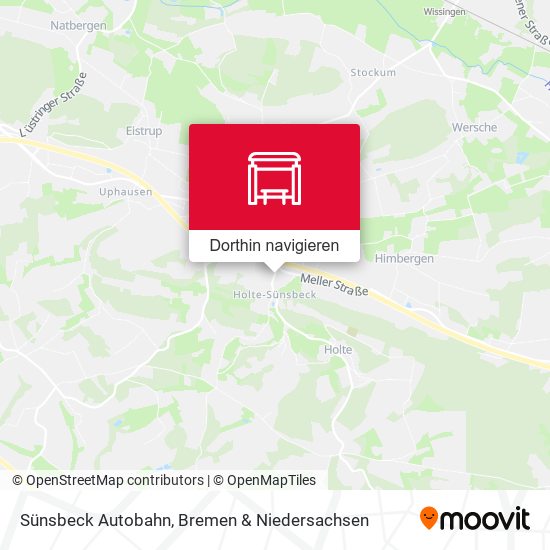 Sünsbeck Autobahn Karte