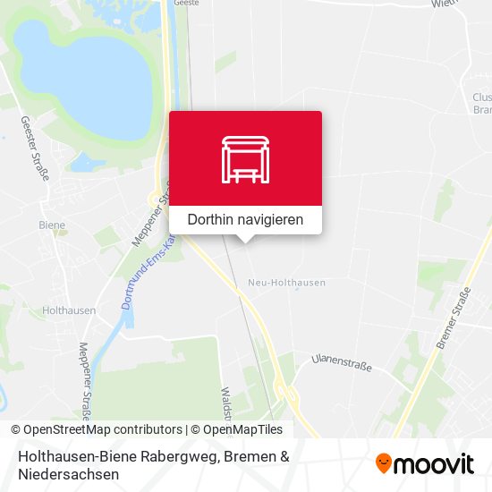 Holthausen-Biene Rabergweg Karte