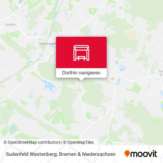 Sudenfeld Westenberg Karte