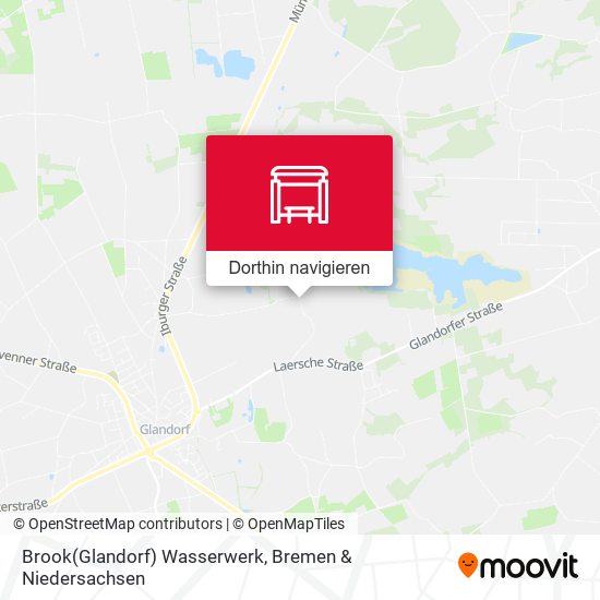 Brook(Glandorf) Wasserwerk Karte