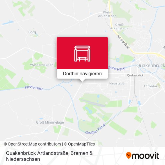 Quakenbrück Artlandstraße Karte