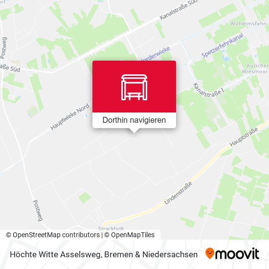 Höchte Witte Asselsweg Karte