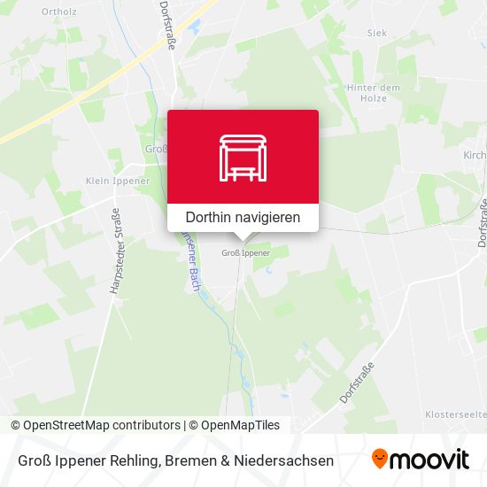 Groß Ippener Rehling Karte