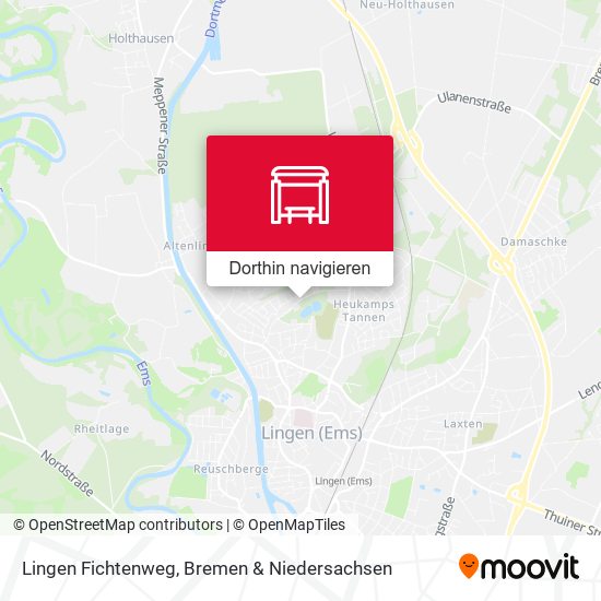 Lingen Fichtenweg Karte