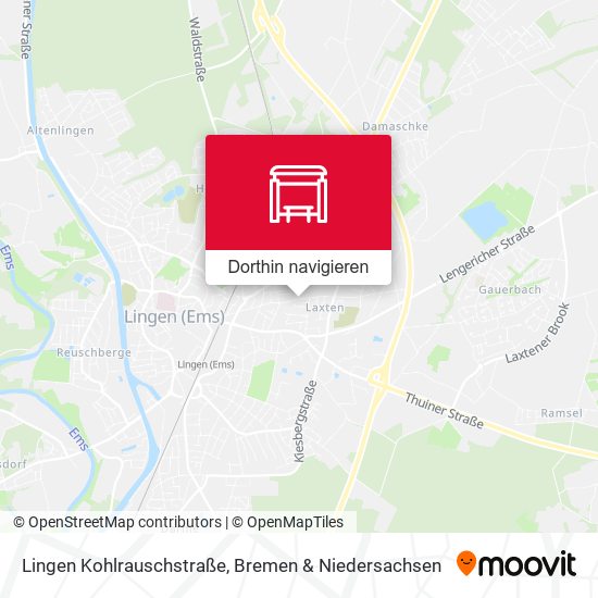 Lingen Kohlrauschstraße Karte