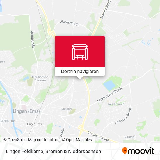 Lingen Feldkamp Karte