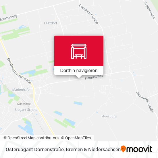 Osterupgant Dornenstraße Karte