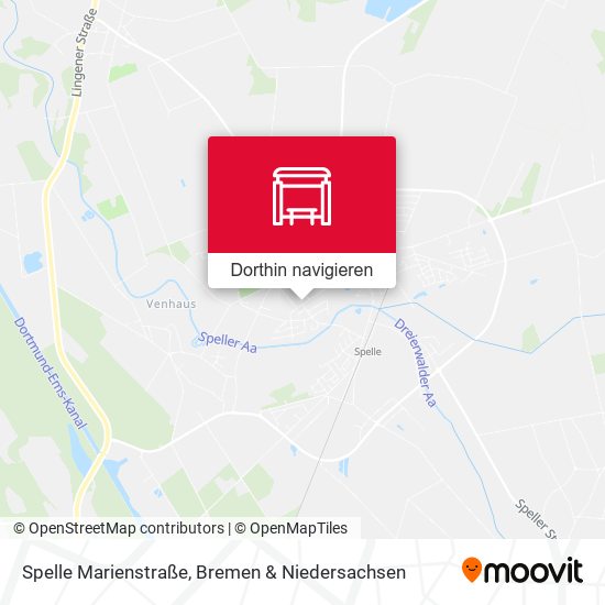 Spelle Marienstraße Karte