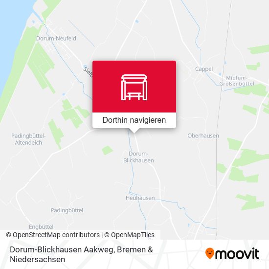 Dorum-Blickhausen Aakweg Karte