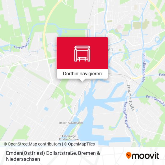 Emden(Ostfriesl) Dollartstraße Karte