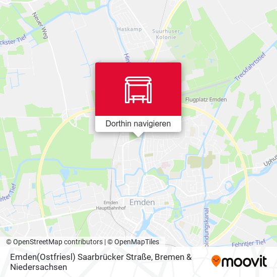 Emden(Ostfriesl) Saarbrücker Straße Karte