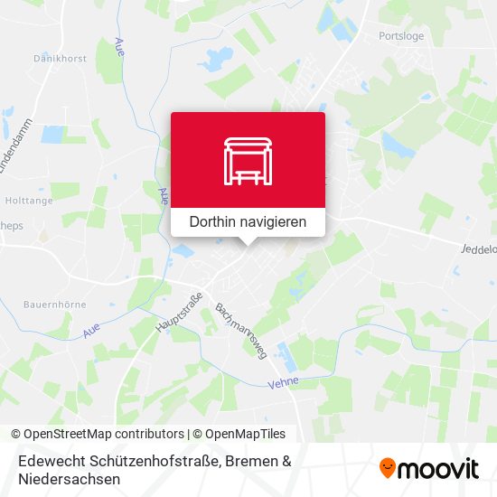 Edewecht Schützenhofstraße Karte