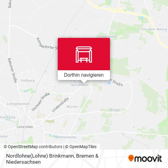 Nordlohne(Lohne) Brinkmann Karte
