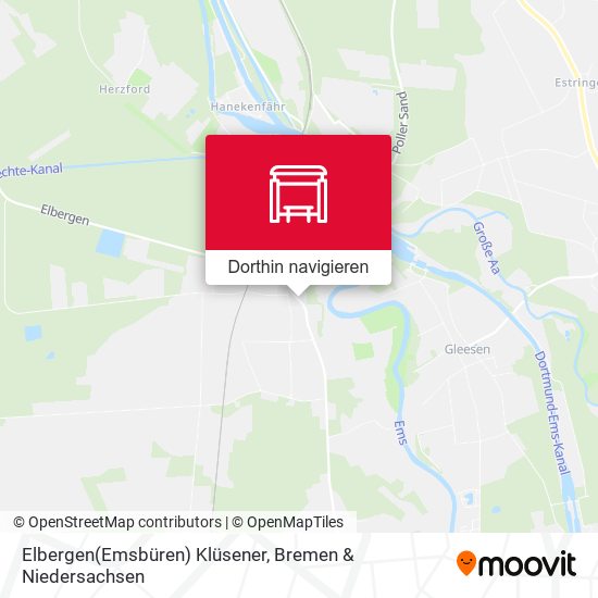 Elbergen(Emsbüren) Klüsener Karte