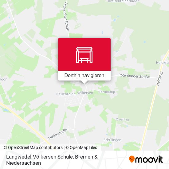 Langwedel-Völkersen Schule Karte