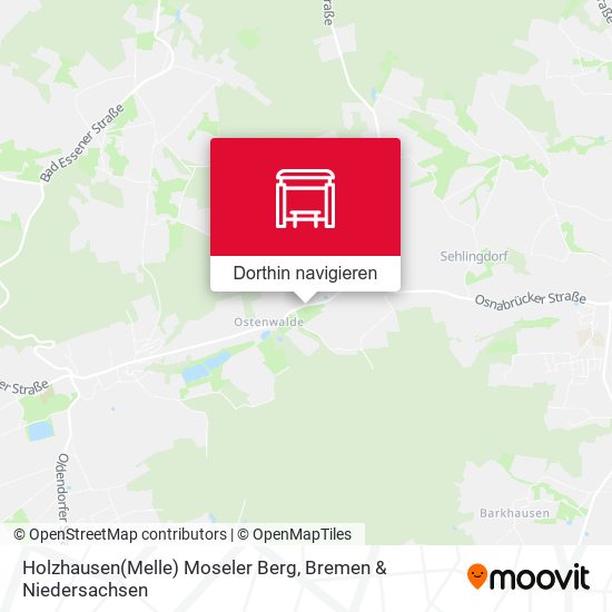 Holzhausen(Melle) Moseler Berg Karte