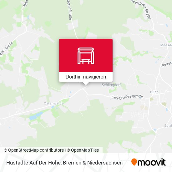 Hustädte Auf Der Höhe Karte