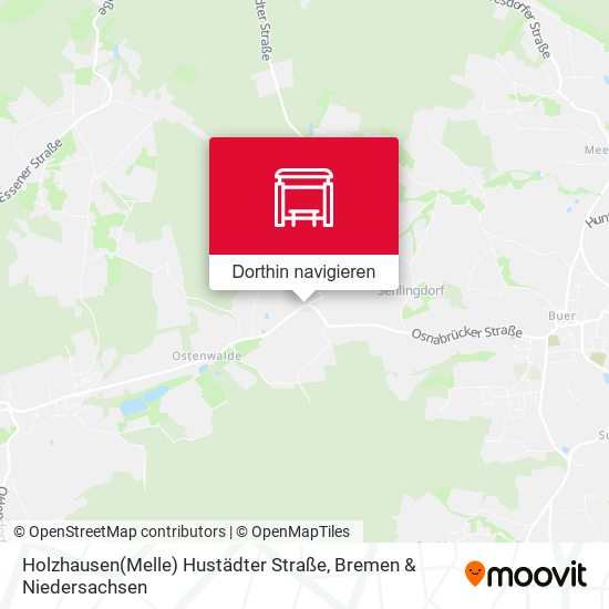 Holzhausen(Melle) Hustädter Straße Karte
