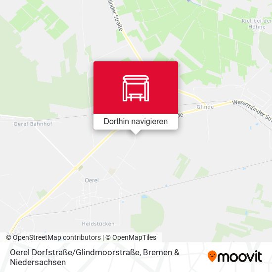 Oerel Dorfstraße / Glindmoorstraße Karte