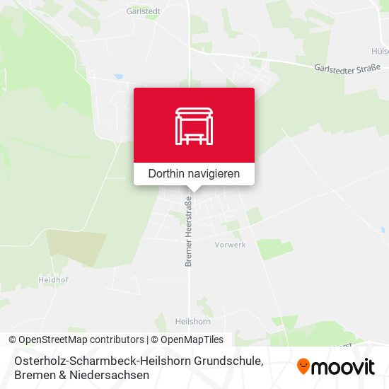 Osterholz-Scharmbeck-Heilshorn Grundschule Karte