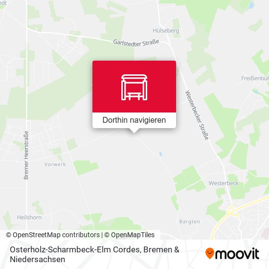 Osterholz-Scharmbeck-Elm Cordes Karte