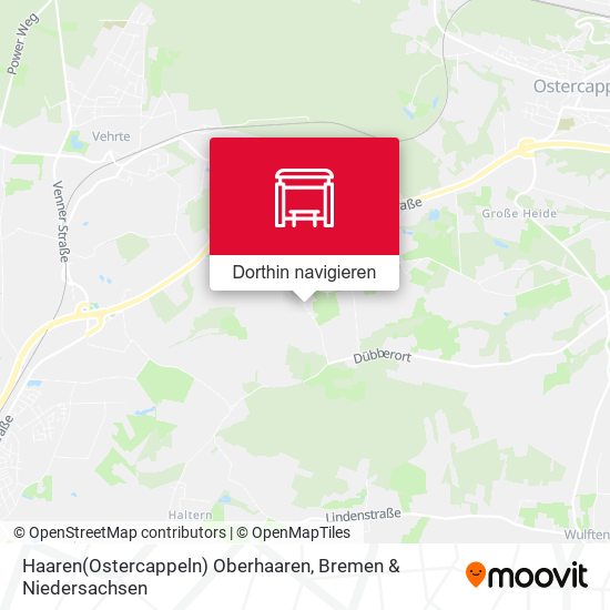Haaren(Ostercappeln) Oberhaaren Karte