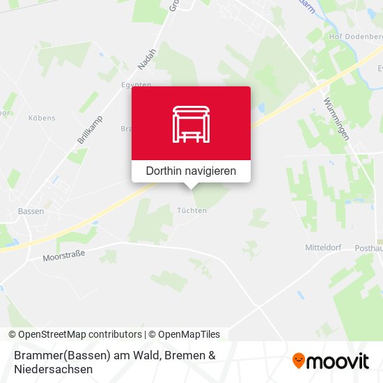 Brammer(Bassen) am Wald Karte