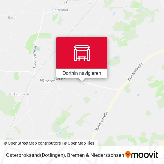 Osterbroksand(Dötlingen) Karte