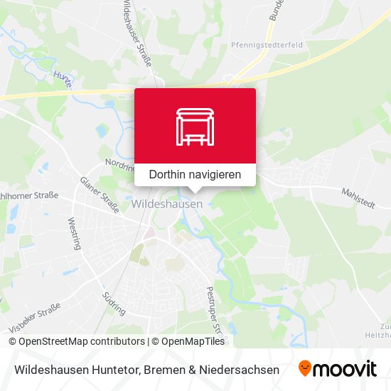 Wildeshausen Huntetor Karte