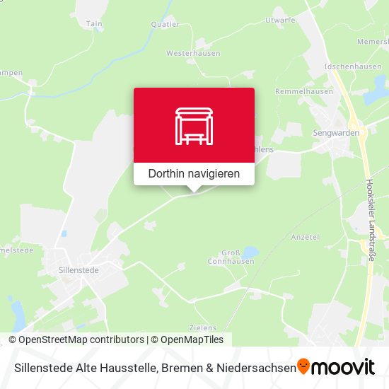 Sillenstede Alte Hausstelle Karte