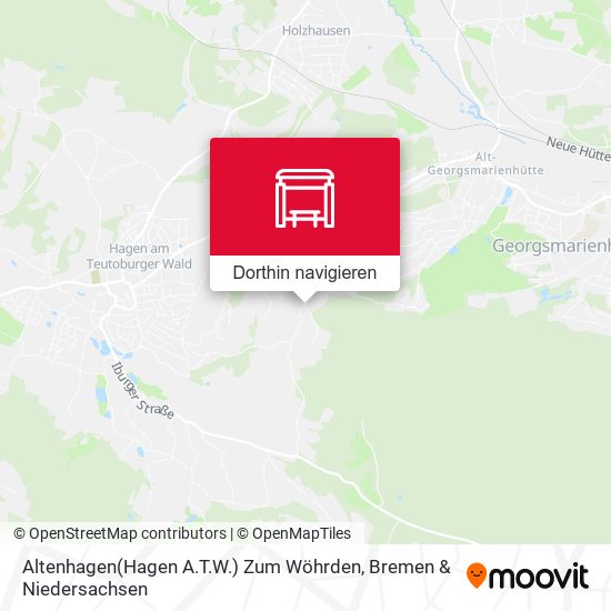 Altenhagen(Hagen A.T.W.) Zum Wöhrden Karte