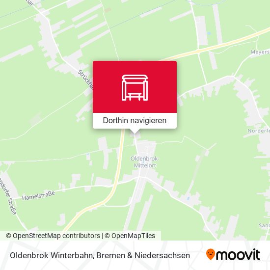Oldenbrok Winterbahn Karte