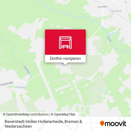Beverstedt-Hollen Hollenerheide Karte