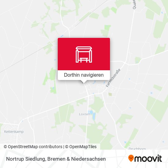 Nortrup Siedlung Karte